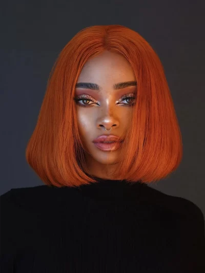 Hair Power LYN—Pumpkin Spice Bob